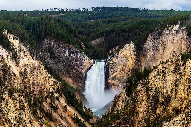 The main waterfall at the head of the Grand Canyon of the Yellowstone

From the Yellowstone River in Wyoming