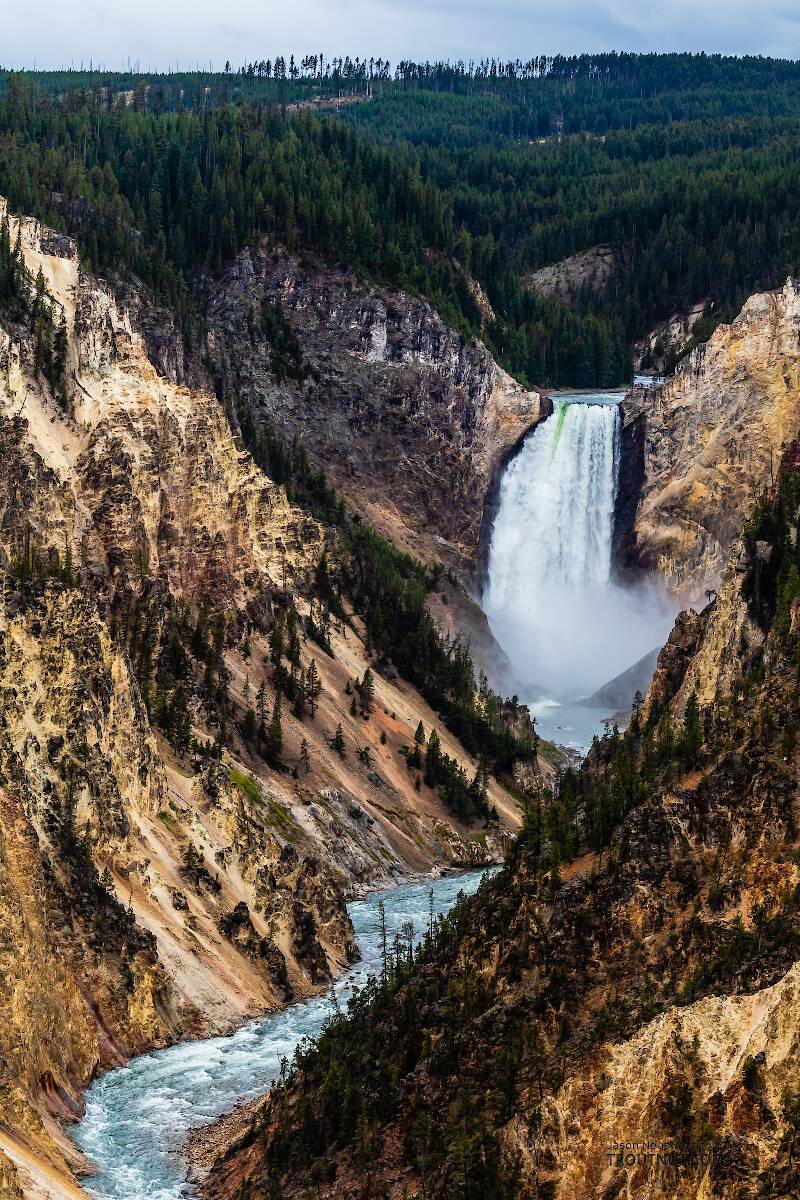 Grand Canyon of the Yellowstone

From the Yellowstone River in Wyoming