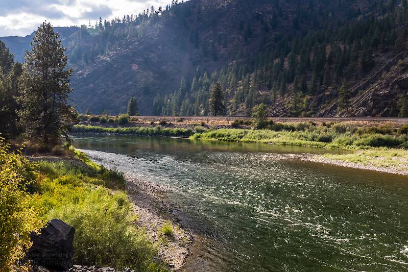 The Clark Fork River in Montana