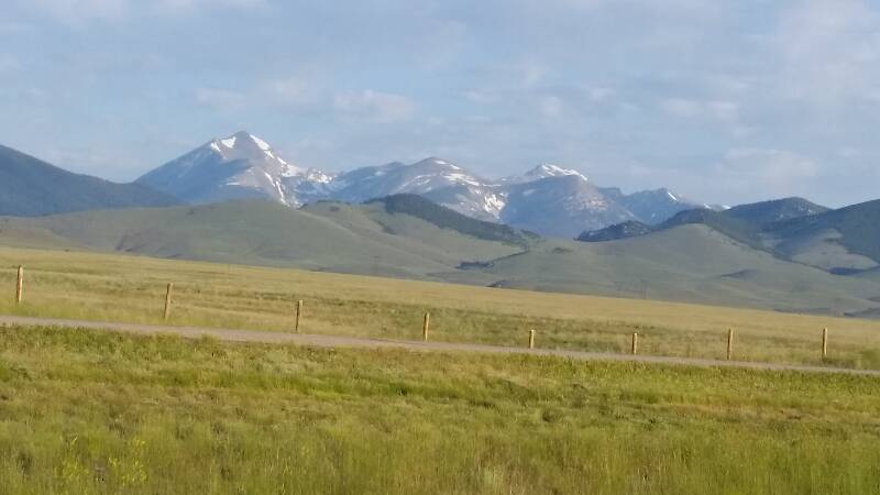 Pioneer Mountains near Melrose, Montana