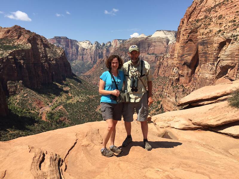 Lisa and me in Zion
