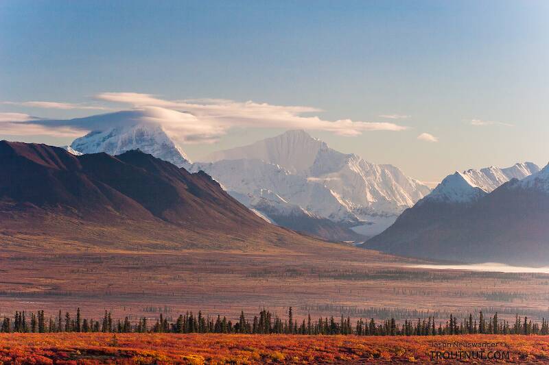 Mt Deborah (left) and Hess Mountain (right)

From Denali Highway in Alaska