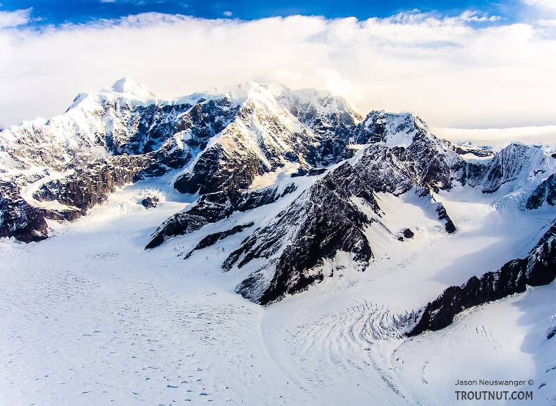 Looking north up the Kahiltna Glacier at Mt Hunter (left) and So

From Denali National Park in Alaska