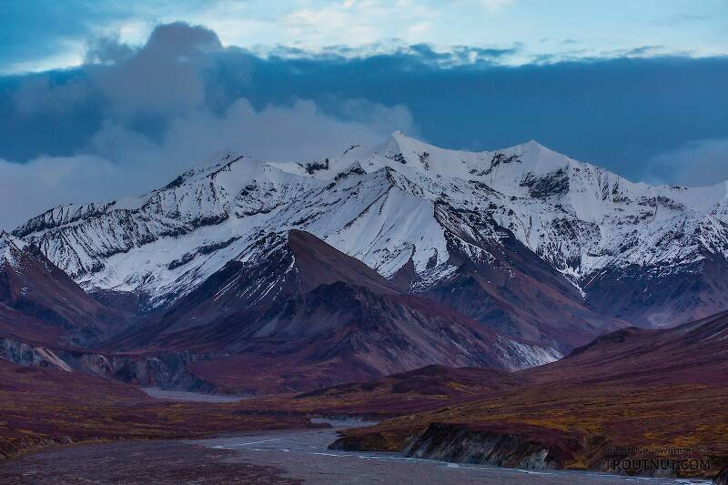 Mountain at dusk

From Denali National Park in Alaska