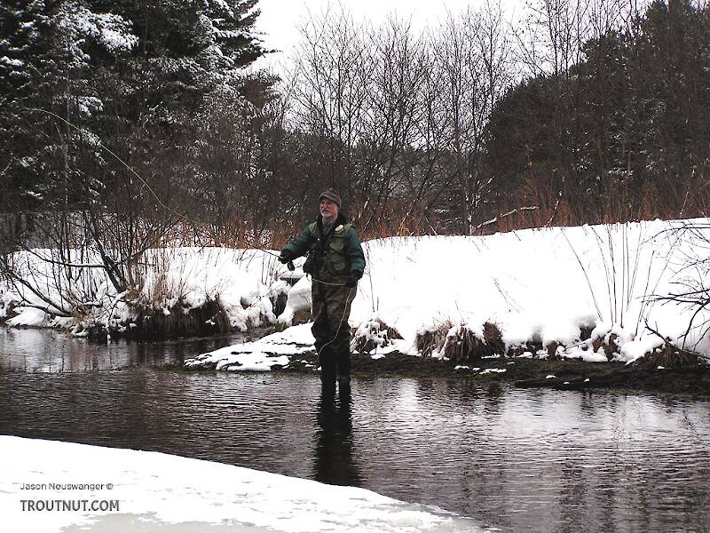My dad throws a cast on opening day, 2004.

From the Mystery Creek # 19 in Wisconsin