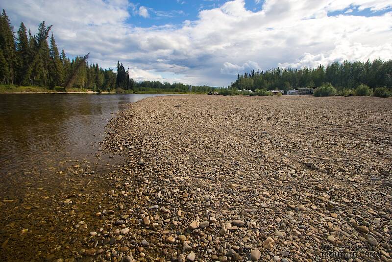 The Salcha River in Alaska