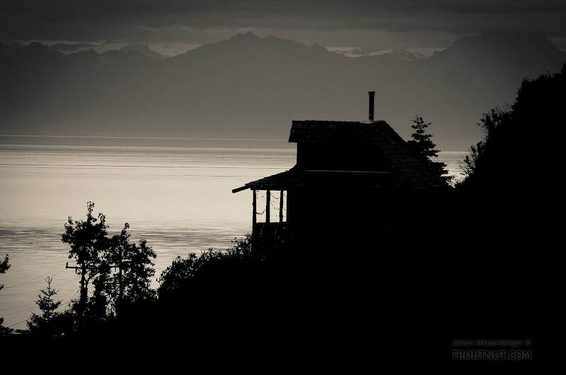 A house perched over Ninilchik with a commanding view of Cook Inlet.