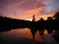 Sunset over Cooke Pond