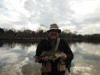 3-pound largemouth on a 3-weight fly rod