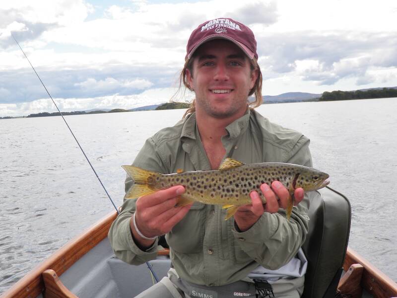 First Corrib brown trout!